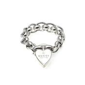Sterling Silver Chunky Heart Ring