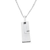 Sterling Silver Trademark Pendant Necklace image