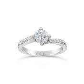 Platinum Solitaire Engagement Ring image
