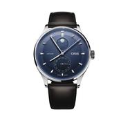 Artelier Complication 39.5mm Blue Dial Automatic Leather Strap Watch