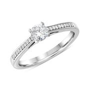 Platinum Brilliant Cut 0.30ct Diamond Ring image