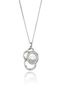 Happy Diamonds 18k White Gold Pave Bubble Pendant
