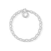 Sterling Silver 17cm Link Chain Bracelet