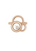 Happy Diamonds 18k Rose Gold Bubble Ring image