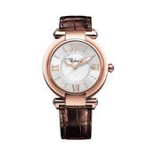 Imperiale 36mm, Silver Dial, Quartz Movement, 18K Rose Gold Case, Brown Leather Strap image