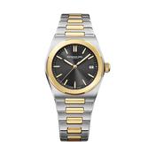 A.R.T. Date 38mm Graphite Dial Automatic Two Tone Stainless Steel Bracelet Watch