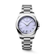 Conquest 34mm Lavender Dial Quartz Stainless Steel Bracelet Watch image
