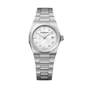 A.R.T. Date 30mm MOP Diamond Dot Dial Quartz Stainless Steel Bracelet Watch