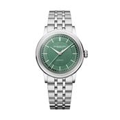 Millesime Central Seconds 35mm Green Dial Automatic Stainless Steel Bracelet Watch