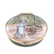Molly Malone Enamel Trinket Jewellery Box