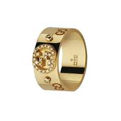 18k Gold Diamond Icon Stardust Ring image