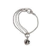 18k White Gold Icon Boule Bracelet