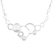 Happy Diamonds 18k White Gold Bubbles Necklace