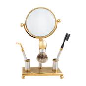 Vintage Gents Mirror and Shaving Set
