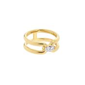 Jett 18k Gold Vermeil Ring