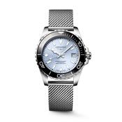 HydroConquest 39mm Blue Dial Automatic Mesh Bracelet Stainless Watch