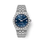 Royal 30mm Blue Diamond Date Dial Automatic Stainless Steel Watch