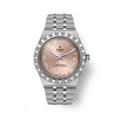 Royal 36mm Salmon Dial Automatic Stainless Steel Watch