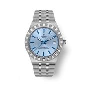 Royal 36mm Light Blue Date Dial Automatic Stainless Steel Watch
