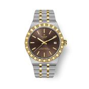 Royal 36mm Brown Date Dial Automatic Steel &amp; Gold Watch