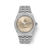 Royal 36mm Ivory Diamond Date Dial Automatic Stainless Steel Watch