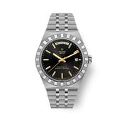 Royal 40mm Black Date Dial Automatic Stainless Steel Watch