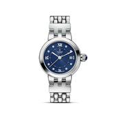 Clair De Rose Collection 34mm Blue Diamond-Set Dial Automatic Steel Watch image