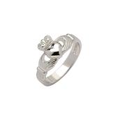 18k White Gold Claddagh Ring image