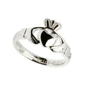 Sterling Silver Ladies Claddagh Rings