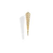 Stairway 18K Yellow Gold 47 Diamonds One Piece Earring image