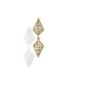 Rockaway 18K Yellow Gold &amp; Diamond Earring
