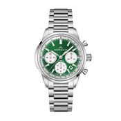 NORQAIN X Weir &amp; Sons Limited Edition Freedom Chrono 40mm Green Dial Automatic Stainless Steel Watch image