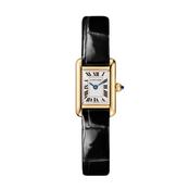 Tank Louis 24 mm x 16.5 mm White Dial Quartz Leather Strap Watch image