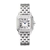 Panthère de Cartier 27 x 37mm Silver Dial Quartz Steel Bracelet Watch image