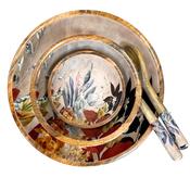 Byroom Mango Wood Sunset Leaves Handmade Collection