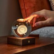 Gingko Design Amber Crystal Light Dandelion