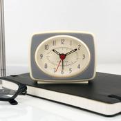 Kikkerland Small Classic Alarm Clock Grey