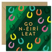 Bold Bunny Go N-Éirí Leat Shape Card image