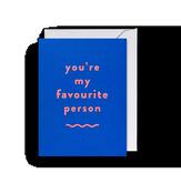 Mini Card Favourite Person