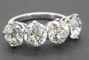 6.5 carat Four Stone Ring - Weldons Jewellers image