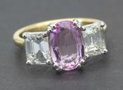 Pink Topaz and Diamond Ring - Weldons Jewellers