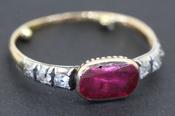Georgian Ruby and Diamond Ring - Weldons