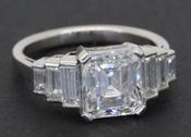 Emerald Cut Diamond Ring - Weldons