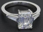 Three Carat Emerald Cut Diamond - Weldons
