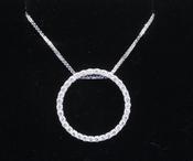 Diamond Circle Pendant - Weldons