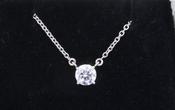 Flawless Diamond Solitaire Pendant - Weldons