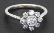 Diamond Cluster Ring - Weldons