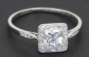 Antique Diamond Cluster Ring - Weldons