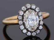 Rare Antique Irish Cluster Ring - Weldons Jewellers image