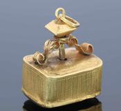 Exceptional 19th century French Gold Musical Fob - Weldons